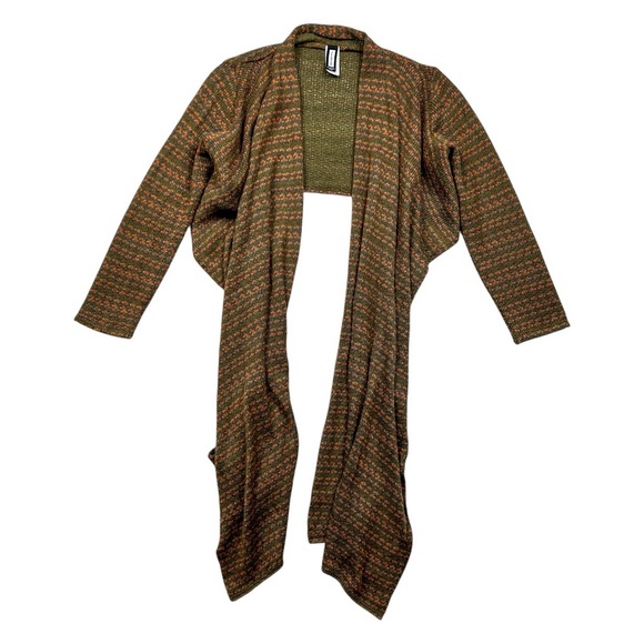 Vintage 90’s Waterfall Wrap Knit Sweater - Picture 1 of 6